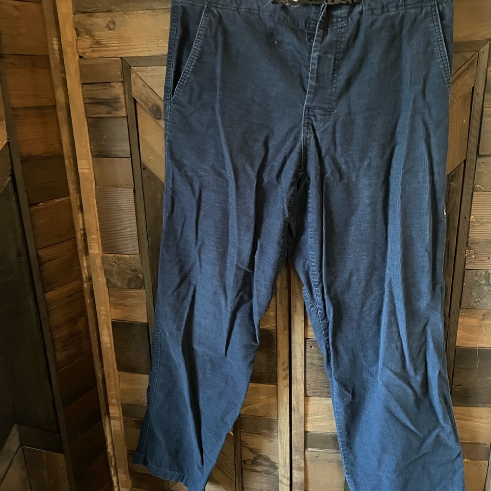 Vintage Prana Blue Corduroy Pants - Men’s Medium